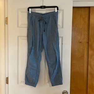 J Crew Point Sur Chambray Drawstring Pants size 2